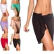 1/2Pcs Women Short Swimsuit Coverups Beach Bikini Wrap Sheer Short Skirt Chiffon Scarf Cover Ups for