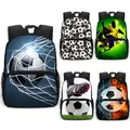 Cool Football Soccer Print Backpack Children School Bags Boys Schoolbag Kids Kindergarten Bag School