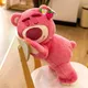 Disney Toy Story Lotso Plush Dolls 30/40/90 Cute Strawberry Bear Sofa Plush Pillow Stuffed Toys