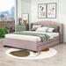 Latitude Run® 2 Drawers Upholstered Platform Bed w/ Twin Size Trundle in Pink | Wayfair E74A97906AD7419E950294B66E7FA911