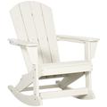 Highland Dunes Zebrowski Rocking Chair in White | 36 H x 29 W x 36.5 D in | Wayfair 36C466F97BEC420B9EA73F22E22A325F