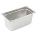 Winco Rectangle Stainless Steel Food Storage Container Stainless Steel in Gray | 7 W in | Wayfair SPJL-306