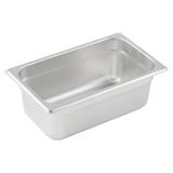 Winco Rectangle Stainless Steel Food Storage Container Set of 12 Stainless Steel in Gray | 6.44 W in | Wayfair SPJL-404
