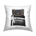 Stupell Chic Quilted Purse Black Glam Fashion Brand Printed Outdoor Throw Pillow Design by Amanda Greenwood