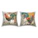 Stupell Bold Vintage Farmhouse Rooster Printed Outdoor Throw Pillow Design by Evelia Designs (Set of 2)