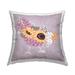 Stupell Abstract Hen Portrait Sunflower Body Botanical Pattern Printed Outdoor Throw Pillow Design by Michele Norman