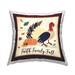 Stupell Faith Family Fall Autumn Turkey Printed Outdoor Throw Pillow Design by ND Art