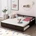 Twin to King Design Wooden Daybed With Pull-out Trundle,Solid Construction