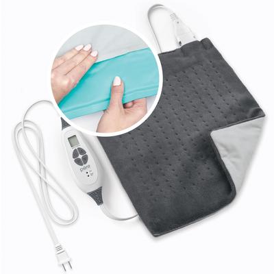 Pure Enrichment® PureRelief® Duo 2-in-1 Heating Pad with Removable XL Hot/Cold Gel Pack