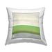 Stupell Neutral Green Square Stripes Printed Outdoor Throw Pillow Design by Geoff Tygert