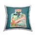 Stupell Los Angeles Hollywood Landmarks Printed Outdoor Throw Pillow Design by Sangita Bachelet