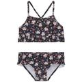 Color Kids - Bikini Blossom Frills In Black, Gr.134