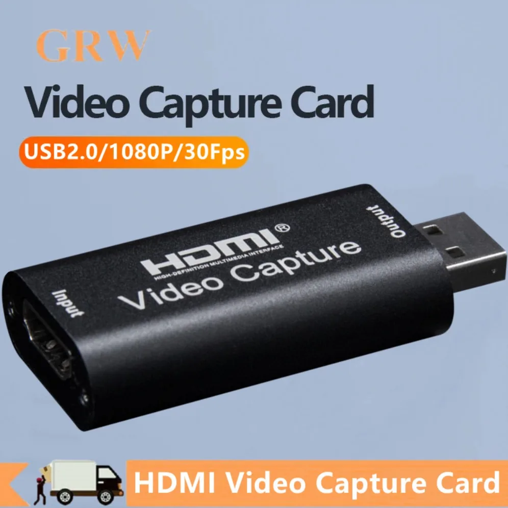 USB 2,0 Video Capture Karte HDMI-kompatibel zu USB Game Grabber Rekord für Schalter Xbox PS3/4 Spiel Kamera aufnahme Live-Übertragung Image