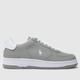 Polo Ralph Lauren masters court trainers in grey