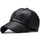 1pc Men's British Pu Leather Baseball Cap Adjustable Breathable Casual Hat Spring/summer/autumn/winter Hat