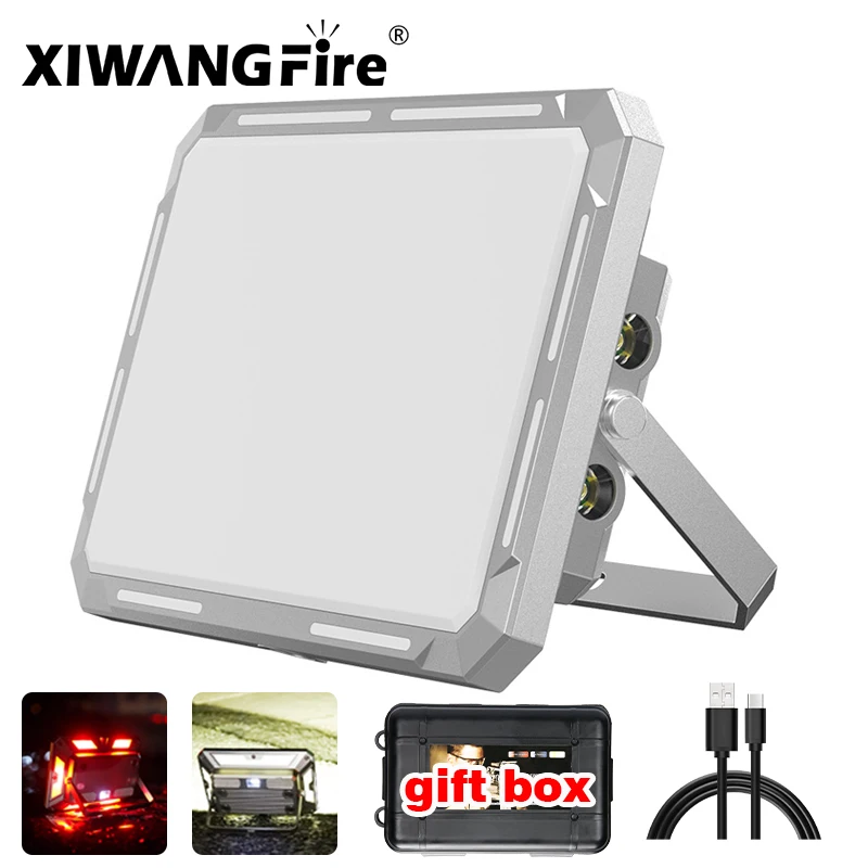 Wiederaufladbare superhelle Campingleuchten, magnetische Taschenlampe, tragbare Arbeitsleuchte, Wartungslampe im Freien, superhelle Zeltlaterne