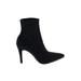 Mia Ankle Boots: Black Solid Shoes - Women's Size 9 - Pointed Toe