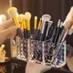 Transparente Acryl Kosmetik Fall Make-up Eyeliner Stift Foundation erröten Lidschatten Pinsel Halter