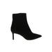 AQUATALIA Ankle Boots: Black Solid Shoes - Women's Size 8 - Pointed Toe