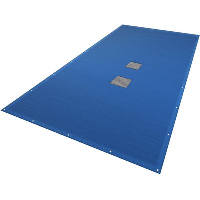 Poolabdeckung Rechteckig 160g/m² Doppelter Poolplane mit Aluminiumösen 4X8m - Vounot Image