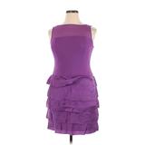 Teri Jon by Rickie Freeman Casual Dress - DropWaist: Purple Dresses - Women's Size 14