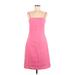 American Eagle Outfitters Casual Dress - Slip dress: Pink Solid Dresses - Women's Size 8
