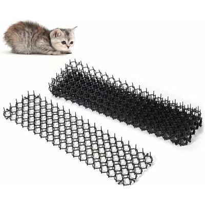 Anti-Katzen mit Spikes, Anti-Katzen-Matten-Set für Katzen mit Spikes, 45 x 20 cm große