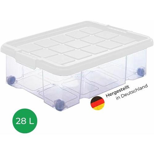 Aufbewahrungsbox 1x Aufbewahrungsbox, 1x Deckel, 4x Rollen - Novaliv