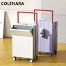 "Colenara 20 ""22"" 24 ""26 Zoll Gepäck hochwertige multifunktion ale Front öffnung Trolley Case"