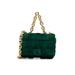 Bottega Veneta Leather Satchel: Green Bags
