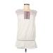 Velvet Casual Dress - Mini: White Dresses - Women's Size Medium