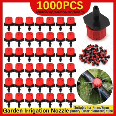 1000-Stück Bewässerungs tropfer Sprinkler Garten bewässerung Sprinkler kopf Flow Head Garten bewässerungs system