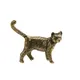 Retro Messing Cartoon persische Katze Statue Desktop-Ornament niedlichen kleinen Tier Figur Miniatur