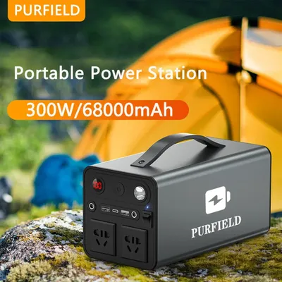 PURFIELD Portable Power 68000 mAh 300 W Station Generator Batterie AC DC Ausgang Outdoor Ladegerät Notstromversorgung Power Bank