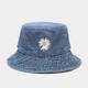 Femme Chapeau Chapeau de seau Chapeau de soleil Portable Protection Solaire Plein Air du quotidien Broderie Marguerite