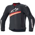 Alpinestars T-GP Plus R V4 Airflow giacca tessile moto traforata, nero-rosso, dimensione L