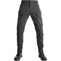 Pando Moto Triton Slim wasserdichte Motorrad Textilhose, schwarz