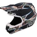 Troy Lee Designs SE4 Polyacrylite Matrix MIPS Motocross Helm, schwarz, Größe L