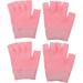 2 Pairs Gel Gloves Sleeping Gloves Skincare Gloves Moisturizing Gloves Overnight Skin Care Gloves Dry Hands Gloves Overnight Half Finger Gloves Knitting Miss Lotion Essential Oil