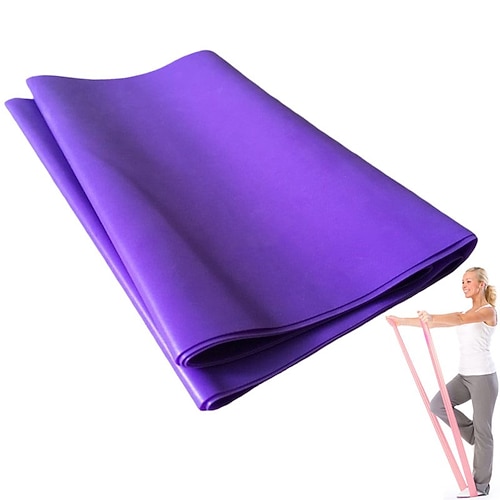 Pilates-Fitnessstange Acht-teiliges Set Latex-Widerstandsgürtel Elastischer Ring 8-förmiger Zieher Weihnachtsgeschenk