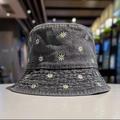 Per donna Cappello Cappelli da pescatore Cappello da sole Portatile Protezione solare Esterno Giornaliero Fine settimana Ricamato Margherita