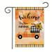 Hello Pumpkin Fall Garden Flag Dot Yard Banner Seasonal Autumn Harvest Holi