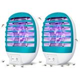 Olibuy 2 Pack Plug in Bug Zapper Indoor Flying Insect Trap Mosquito Zapper Gnat Traps with LED Light for Patio Bedroom Kitchen Office