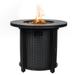 mteryoing 30 Inch Propane Fire Pits Table 40 000 BTU Firepits Outdoor Fire Table With Lid Add Warmth Ambience For Heating Bonfire Atmosphere Patio Garden Party