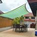 Oneshit 10 x 10 Sun Shade Canopy Clearance Sale Outdoor Sunny Shade Cloth Pergola And Backyard Patio Sunshade With Protection Heat Material Reinforced Grommetsï¼ˆFour Color Stripesï¼‰ Multi-color