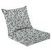 Outdoor Deep Seat Cushion Set 24 x 24 wall tiles bathroom tiles wall tiles decorative Deep Seat Back Cushion Fade Resistant Lounge Chair Sofa Cushion Patio Furniture Cushion