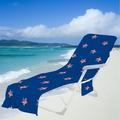 Spring Savings! LSLJS Beach Chair Covers with Pockets Lounges Chair Cover Microfiber Pool Lounges Chair Cover Patio Chair Cover Quick Drying Chair Towel for Beach Pool Vacation Sunbathing Clearance