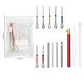 Punch Needle Kits, Adjustable Punch Needle Tool Embroidery Needles Set Sewing Art Needles with Punch Needle Heads, for Adults Beginner Floss Cross Stitch DIY Craft