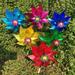 HGYCPP Wind Spinner Windmill Toys Kids Children Gifts Garden Decoration Rotation Glitter Sequin Windmills Glow Colorful Toy Outdoor Home Ornaments