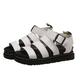 Women's Sandals Gladiator Sandals Roman Sandals Fisherman Sandals Outdoor Daily Flat Heel Open Toe Casual Minimalism Faux Leather Wine Black White